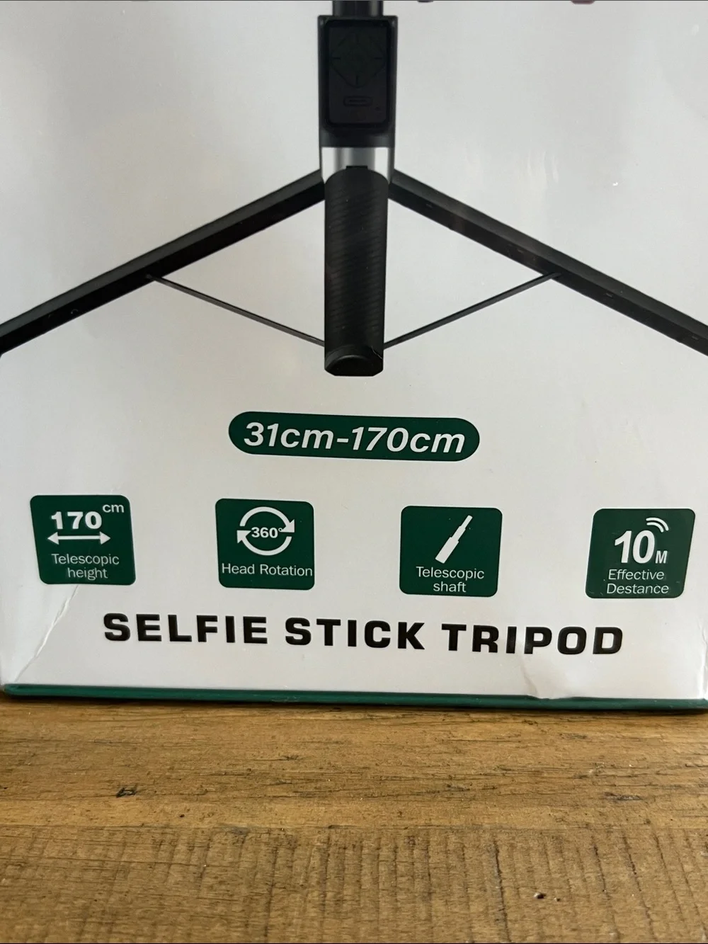Black Selfie Stick Tripod with Ring Lights